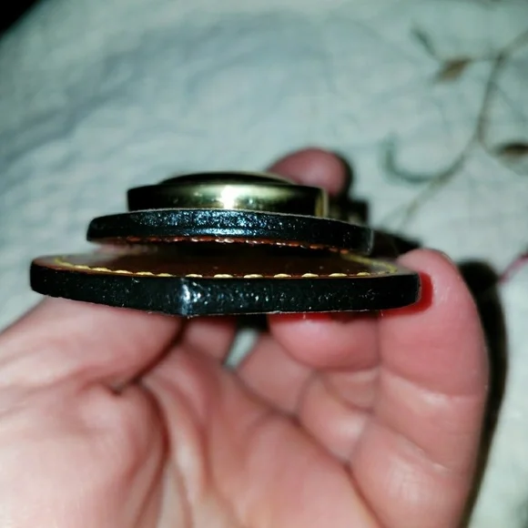 Rare Nubuck Dooney & Bourke vtg key ring - Picture 7 of 8